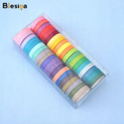 Blesiya 40x Washi Tape Colorful Decorative Adhesive Paper Tape for DIY
