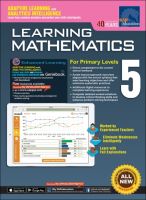 แบบฝึกหัดคณิตศาสตร์ ป.5  Learning Mathematics For Primary Levels 5 + Geniebook