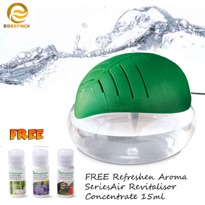 H2O Air Purifier Humidifier and Revitalizer with LED Light free spa