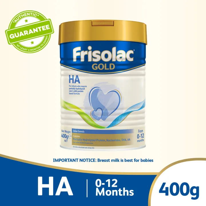 Frisolac Gold HA 400g - Specialty Infant Baby Milk Formula for Newborn 0-12 months