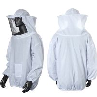 Beekeeping Protective Jacket Veil Dress Suit With Pull Hat Smock Equipment