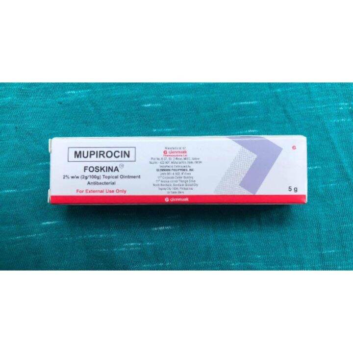 【READY STOCK】 MUPIROCIN (Foskina) 5g Topical Ointment♦ Lazada PH