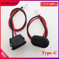 【LZ】▤❈  Conector USB Tipo C com Fivela de Cartão 3A Alta Corrente Carregamento Rápido Porta Jack USB-C Carregador Tomada Fêmea 1-10Pcs