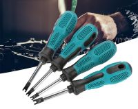 4PCS/Set Screwdriver Set Screwdriver Bits U Fork Type Slotted Screw Driver Repair Hand Tool Screwdriver Bits Kit