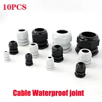 Actopus 10PCS Cable Gland PG7 Water proof Metal Joint Connector for 3 to 6.5mm 