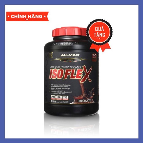 Allmax iso flex 5lbs  75 lần dùng  sữa tăng cơ siêu tinh khiết hàm lượng - ảnh sản phẩm 1