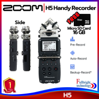 เครื่องบันทึกเสียงพกพา Zoom H5 Handy Recorder With Interchangeable Microphone System เครื่องบันทึกเสียง เปลี่ยนหัวไมค์ได้ รับประกันโดยศูนย์ไทย 1 ปี แถมฟรี! Micro SD 16GB