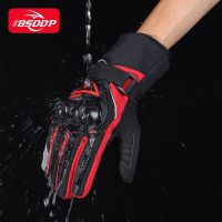 【CW】Winter Warm Motorcycle Gloves Waterproof Windproof Motocross Gloves Touch Screen Moto Gloves for Men Fleece Riding Gear