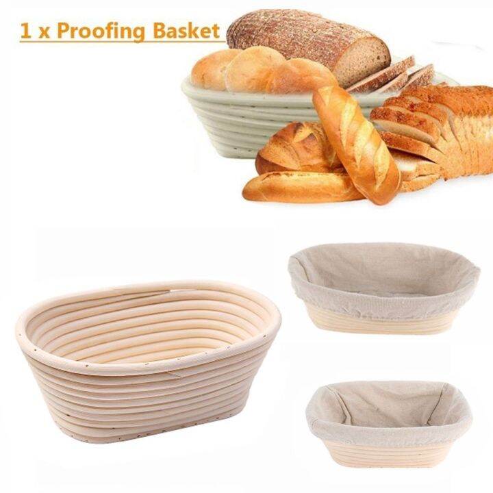 Oval Banneton Brotform Baking Supplies Bread Fermentation Baskets