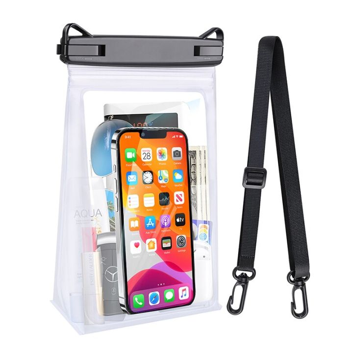 haissky-large-swimming-waterproof-phone-bags-double-hooks-lanyard-crossbody-water-proof-storage-pouch-for-iphone-samsung-xiaomi-phone-cases