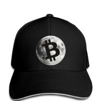 Men Baseball cap Fashion Bitcoin Moon Baseball cap Logo Hip Hop funny Hat novelty tsnapback women