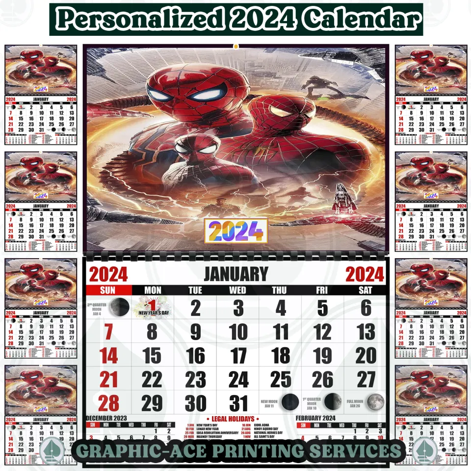 Marvel - Spiderman - Wall Calendars 2024