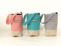 Cup Bag กระเป๋าใส่แก้วน้ำ ถุงผ้าใส่แก้ว ขนาด 20 ออนซ์ จากผ้าฝ้ายธรรมชาติ