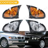 โคมไฟจอดรถไฟเลี้ยว LED สำหรับรถยนต์ BMW 3ซีรีส์ E46 320I 318I 4ประตู330I 325I 2002-2005