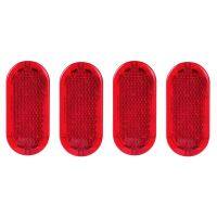 4Pcs Red Interior Door Panel Warning Light Cap Reflector for Polo Beetle Caddy Touran 6Q0947419