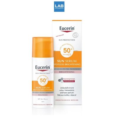 Eucerin Sun Spotless Brightening Serum SPF50+ PA+++ 50 ml. ยูเซอริน ซัน สปอตเลส ไบรท์เทนนิ่ง เซรั่ม เอสพีเอฟ50+ พีเอ+++