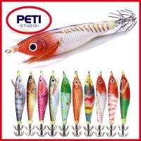 PETI STUDIO 3pcs ตะกั่ว Sinker เหยื่อกุ้งไม้ 10เซนติเมตร9.6กรัม อุปกรณ์ตกปลาแท็กเกิล เหยื่อล่อปลาหมึก 2023 ปลาหมึกสีขาว เหยื่อตกปลาเหยื่อตกปลา เหมือนจริงเหมือนจริง