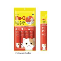 Me-O Cat Creamy Treats Crab Flavor 15g. X 4 sachets 12 packs มีโอ ครีมมี่ ทรีต รสปู 15 กรัม x 4 ซอง 12 แพค