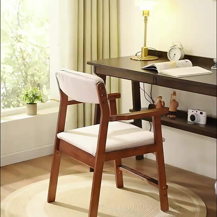 Spot parcel post Kerusi Pembelajaran Kayu Pepejal Jiayi Mengangkat