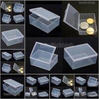 Hot sell 5pcs Transparent Plastic Storage Box clear rectangle Multipurpose display box