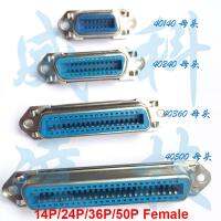 1pcs 57 Series Centronics Connector Male Female CN-14P24P36P/50P 180 Degree Straight Pin PCB Mount Type Printer Port