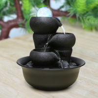 Zen Meditation Spring Water Sound Desktop Water Fountain Fortune Fengshui Home Office Decorations Living Room Water View