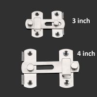 3/4 Inch Hardware Guard Latch Bolt With Screws Sliding Window Door Lock Handle Stainless Steel Door Latch Chain Door Hardware Door Hardware Locks Meta