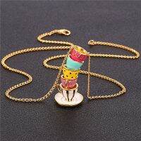 【cw】 Fashion Men Necklace Teacup Cups Pendant 2022 Necklaces Enamel Jewelry The Neck ！