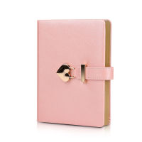 B6 Secret Notebook Ruled Journal Lined Diary Creative Gift, With Heart Lock, 100gsm 144 Sheets