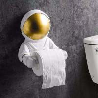 Nordic Creative Astronaut Tissue Holder  Creative Astronaut Toilet Roll Roll Shelf Toilet Roll Holders