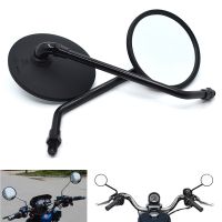 Universal Round Motorcycle Mirrors Rearview Side Mirrors 10MM For Yamaha MT-01 MT-03 MT-07 MT-09/SR/FZ-07 FZ-09 MT-10