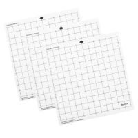 3pcs Replacement Cutting Mat Transparent Adhesive Mat with Measuring Grid for Silhouette Cameo Plotter Machine