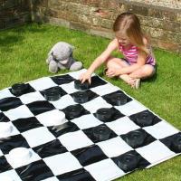 ชุดหมากฮอสยักษ์ Mini Giant Checkers Set