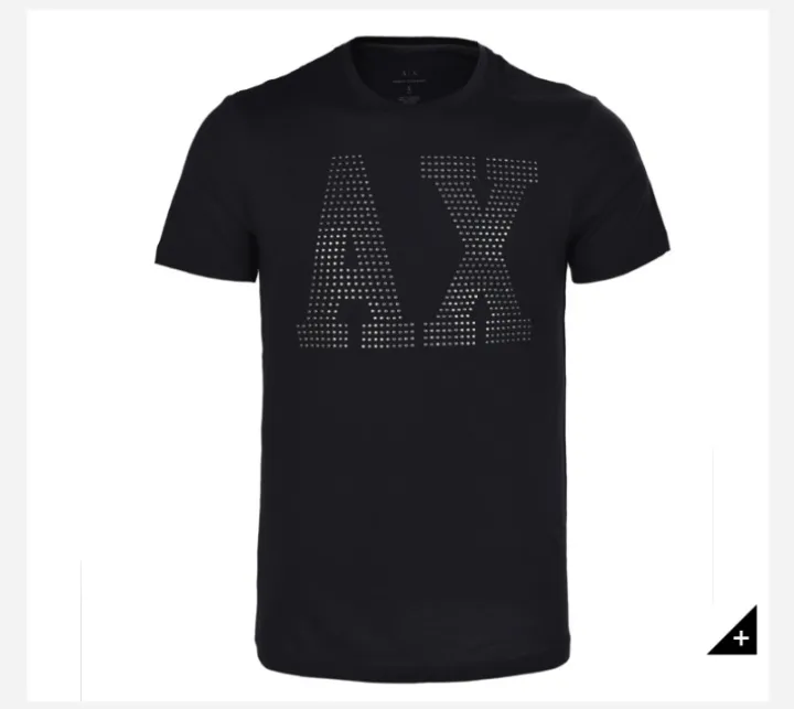 Armani Exchange (Armani Exchange) AX Men's Clothing Men's Fashion Print  Wild Casual Round Neck Short Sleeve T-shirt | Lazada PH