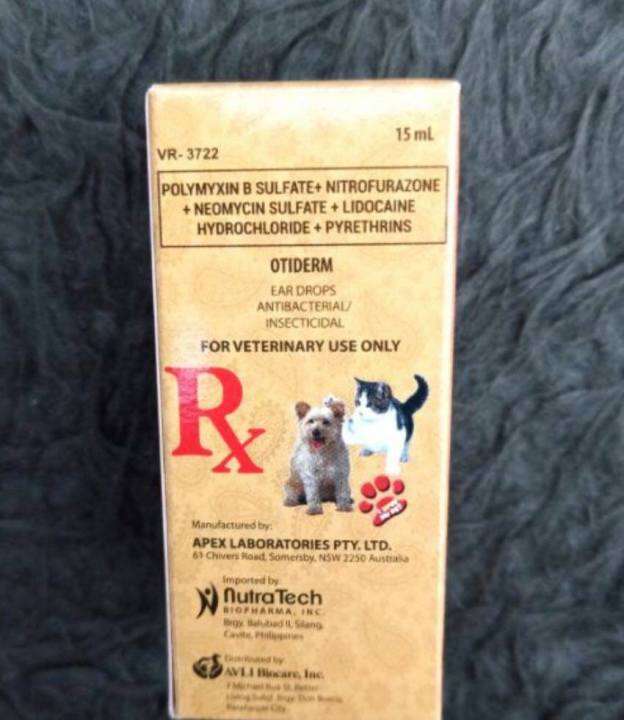Otiderm Insecticidal Ear Drops for Dogs and Cats (15ml) Lazada PH