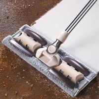 Lazy Floor Flat Wringer Mop Household Free Hand-Washing Dry and Wet Dual Purpose  Mopping Artifact Tile Floor Household cleaning