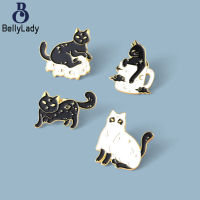 Animal Cartoon Cat Brooch Girls Cute Jewelry Pins For Backpack Women Clothes Accessories【fast】