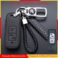 สำหรับ Honda PCX 160adv160 click 160 REMOTE Key Leather Case COVER keychain