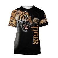 T SHIRT   2023 Summer Men t-shirt Premium Tiger Skin 3D Printed T-Shirt Harajuku Casual short Sleeve Tee shirts Unisex tops TT20（free custom NAME&amp;LOGO)