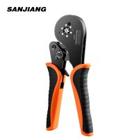 HSC8 16-6 Pro Ferrule Terminals Hexagon Crimping Pliers 0.08-16mm²/30-5AWG Large Range Size Ratchet Electrical Crimper Tools