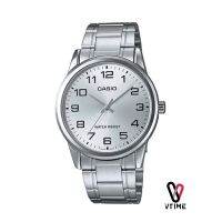 CASIO ของแท้รุ่น MTP-V001D-7B สายสแตนเลสเงินหน้าปัดสีเงิน