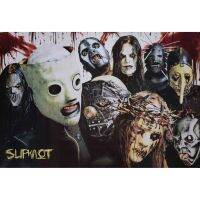 ⭐น่าซื้อ โปสเตอร์ Slipknot สลิปน็อต วง ดนตรี เฮฟวี่ เมทัล รูป ภาพ ติดผนัง สวยๆ poster 34.5 x 23.5 นิ้ว (88 x 60 ซม.โดยประมาณ) สุดคุ้ม