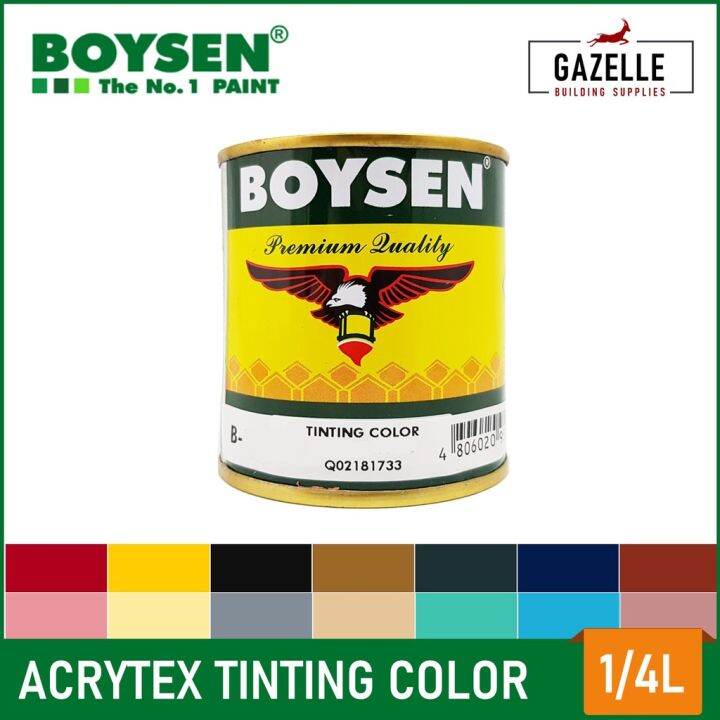 ♚BOYSEN® Acrytex™ Tinting Colors Concentrated Solvent Based Tinting ...