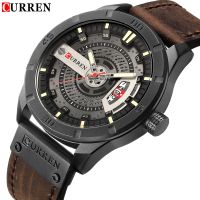 Luxury Watch Brand CURREN Men Military Sports Watches Mens Quartz Date Clock Man Casual Leather Wrist Watch Relogio Masculino