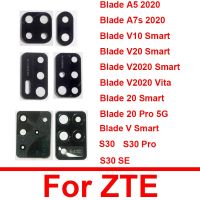 ด้านหลังกล้องด้านหลังเทปสติกเกอร์เลนส์แก้วสําหรับ ZTE Blade A5 A7S 2020 V10 V20 V2020 20 Smart Vita 20Pro 5G S30 Pro S30 SE Parts