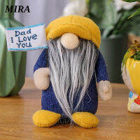 MIRA พ่อน่ารัก Gnome กับตุ๊กตาผ้ากำมะหยี่ฤดูใบไม้ผลิ Gnomes ของแต่งบ้านสำหรับเทศกาล Gnome Handmade 17ซม.