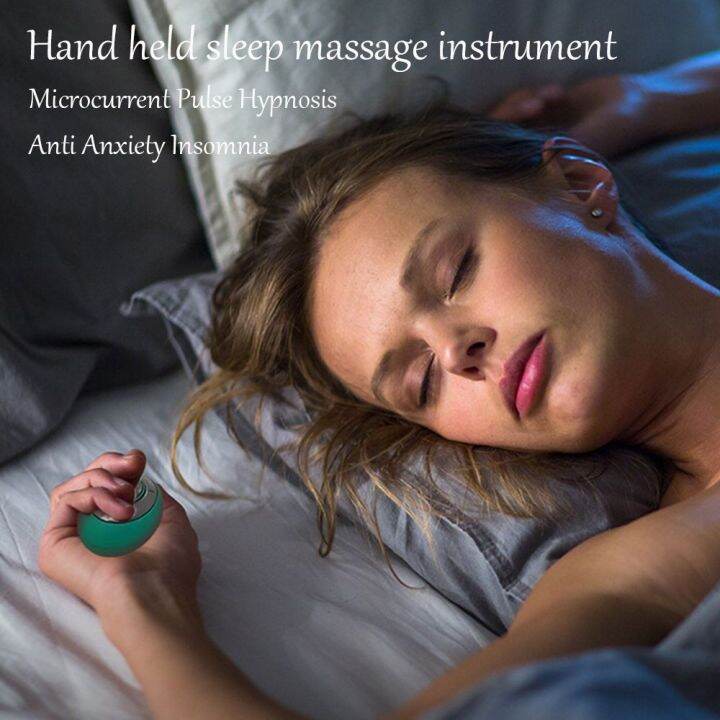 【Ready Stock/COD】Rechargeable Fast Sleep Relax Mental Hand Held Microcurrent Pulse Hypnosis