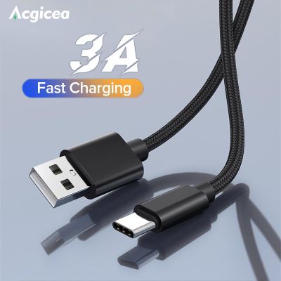 Type C USB Cable For Samsung S20 S21 Xiaomi Huawei Fast Charging Wire Cord USB-C Charger Mobile Phone Chargers USBC Type-C Cable Docks hargers Docks C