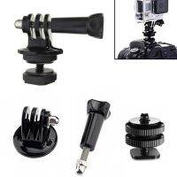 【❁】 C&amp;T e-Mart 1/4 Hot Shoe ADAPTER + Tripod Mount + Screw For Hero 2 3 3 + กล้อง DSLR