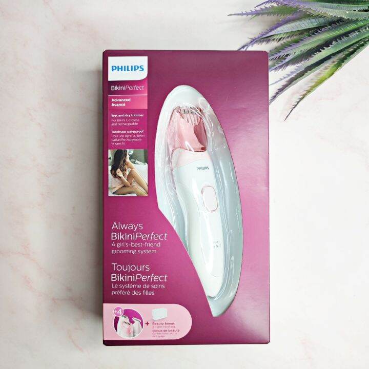 ฟิลิปส์ เครื่องโกนขนไฟฟ้า สำหรับผู้หญิง เครื่องเล็มขน บิกินี